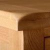 Somerset Rustic Oak Furniture 3 Drawer Bedside Cabinet