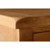 Somerset Rustic Oak Furniture 1 Drawer Side Table