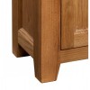Somerset Rustic Oak Furniture 1 Door Cabinet