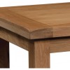 Somerset Rustic Oak Furniture Coffee Table with Low Shelf
