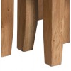Somerset Rustic Oak Furniture Nest of 3 Tables
