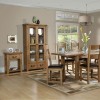 Somerset Rustic Oak Furniture 1 Drawer Console Table