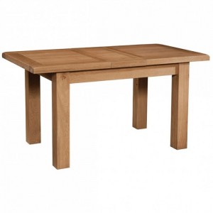 Somerset Rustic Oak Furniture Extending Table and Chairs Set