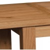 Somerset Rustic Oak Furniture Medium Extending Dining Set