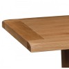 Somerset Rustic Oak Furniture Medium Extending Dining Table