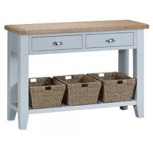 Tenby Grey Painted Furniture Large Console Table 