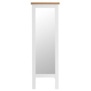 Tenby White Painted Furniture Cheval Mirror