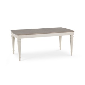 Montreux Grey & Washed Oak Furniture 6-8 Extending Dining Table