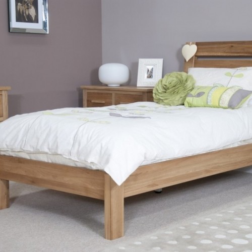 Homestyle Trend Oak Furniture Slatted Super King Size Bed 6ft 